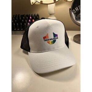True Religion pride trucker‎ hat mesh back cap
